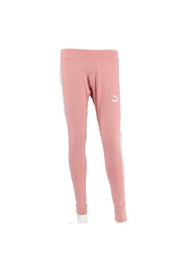 Spodnie sportowe damskie Puma 57507514. Kolor: różowy. Materiał: bawełna, materiał, syntetyk