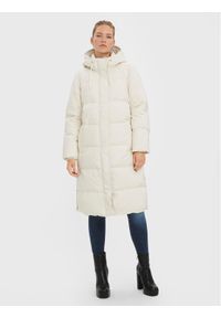 Vero Moda Kurtka puchowa Erica Holly 10251595 Écru Regular Fit. Materiał: puch, syntetyk #1