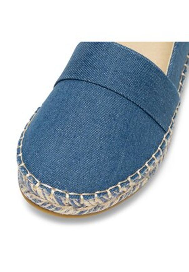 Jenny Fairy Espadryle WSS990-208 Niebieski. Kolor: niebieski. Materiał: materiał