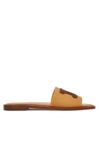 Klapki Max Mara. Kolor: brązowy