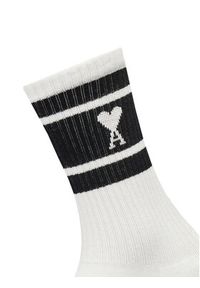 AMI PARIS - AMI Paris Skarpety długie USC001.AW0015 Biały. Kolor: biały. Materiał: bawełna #2