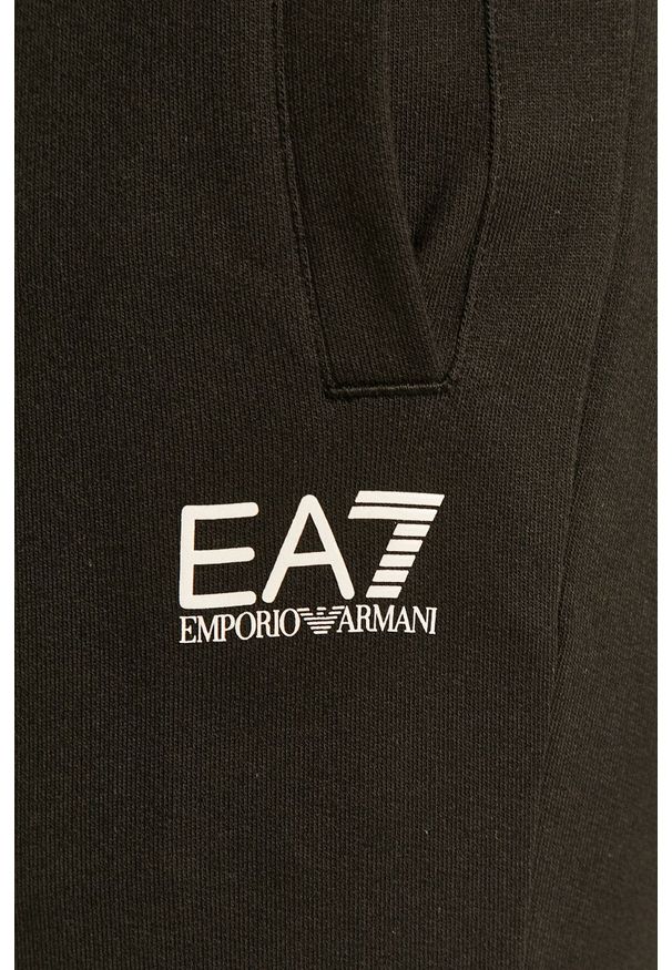 EA7 Emporio Armani - Spodnie. Kolor: czarny
