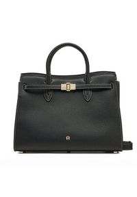 Aigner Torebka 133007 Czarny. Kolor: czarny. Materiał: skórzane #4