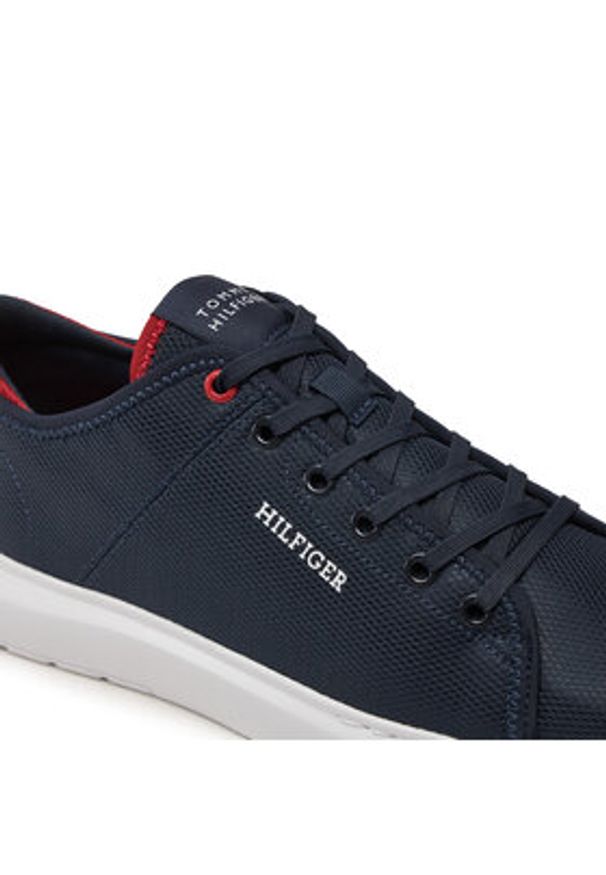 TOMMY HILFIGER - Tommy Hilfiger Sneakersy Lightweight Cup Mesh FM0FM05115 Granatowy. Kolor: niebieski. Materiał: materiał