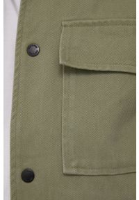 Only & Sons kurtka męska kolor zielony przejściowa. Okazja: na co dzień. Kolor: zielony. Materiał: tkanina, bawełna. Wzór: gładki. Styl: casual #6