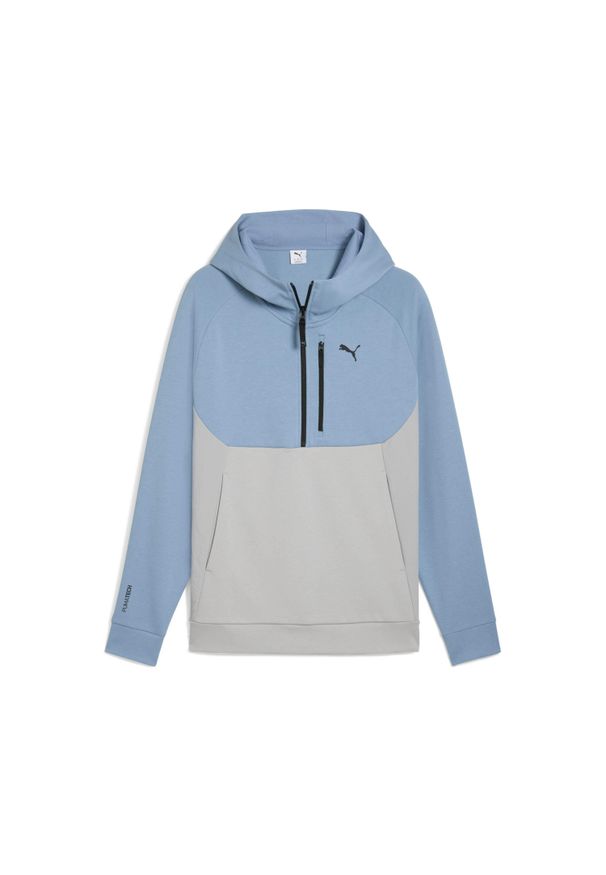 Bluza z kapturem Puma Pumatech. Typ kołnierza: kaptur. Kolor: niebieski