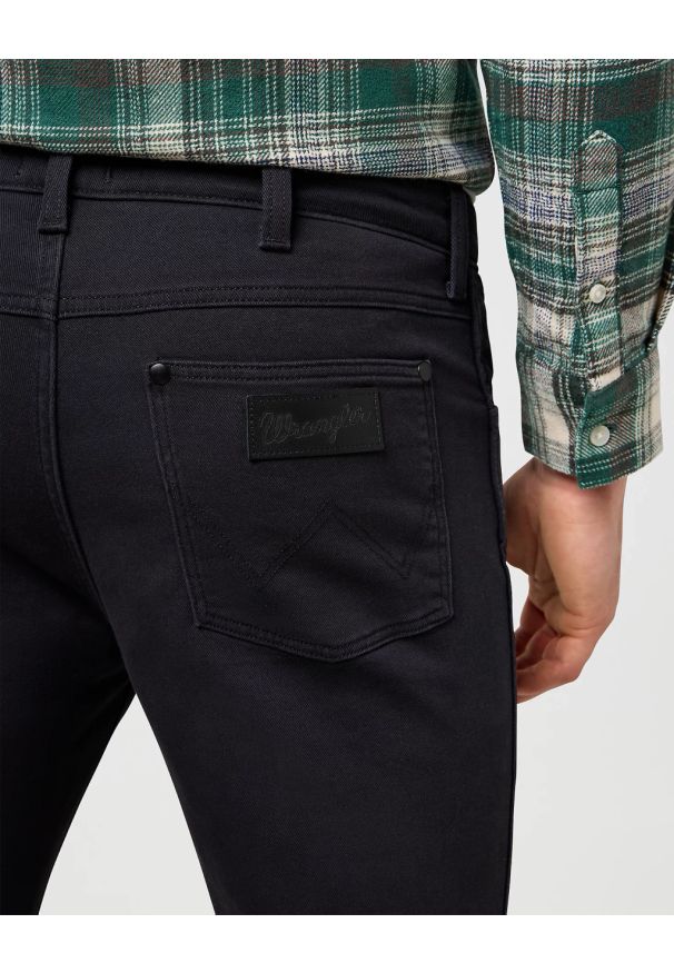 Wrangler - MESKIE SPODNIE WRANGLER LARSTON BLACK 112371641