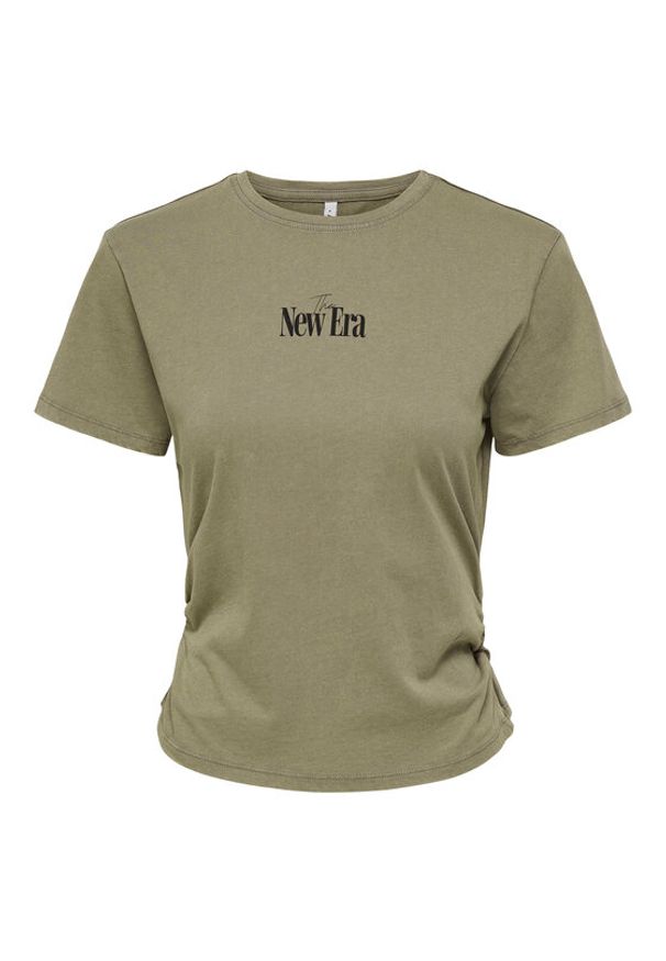 only - ONLY T-Shirt Lucy 15346760 Brązowy Regular Fit. Kolor: brązowy. Materiał: bawełna