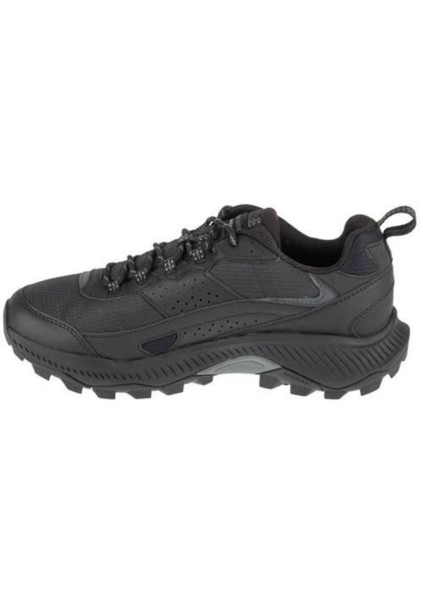 Merrell - Buty trekkingowe męskie, Speed Strike 2 GTX. Zapięcie: sznurówki. Kolor: czarny. Materiał: guma, materiał, syntetyk. Szerokość cholewki: normalna. Sport: turystyka piesza