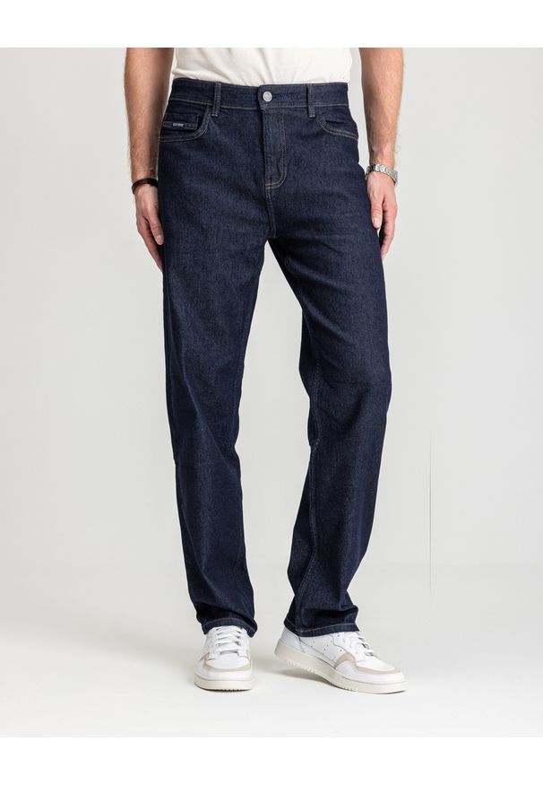 MARCUS - Męskie Spodnie Jeansowe Marcus Jason 2240 Jeans Rough Dry Blue 14-200318