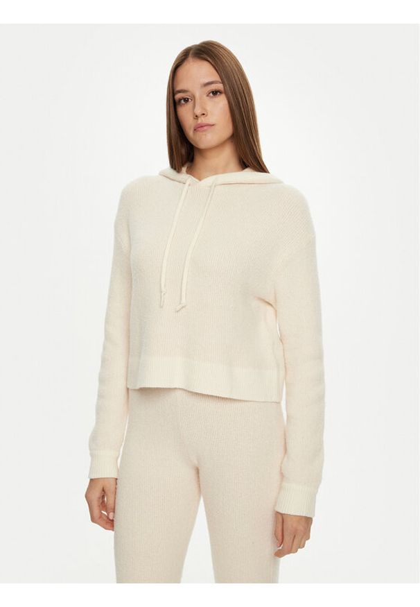 AMERICAN VINTAGE - American Vintage Sweter Blimy BLI18BH24 Écru Regular Fit. Materiał: bawełna. Styl: vintage