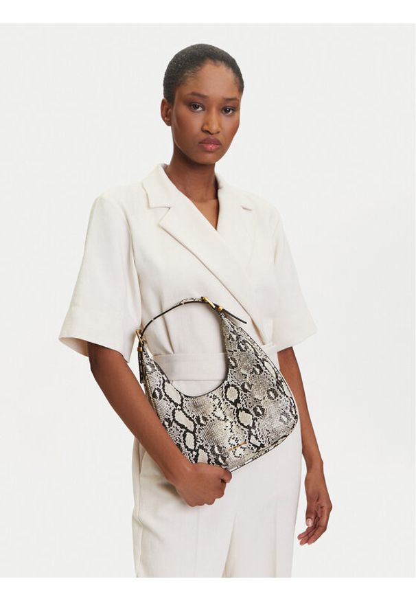 MICHAEL Michael Kors Torebka Nolita 30T5AY5H1L Brązowy. Kolor: brązowy. Materiał: skórzane