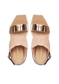 United Nude Sandały Delta Wedge Puffy 10902861188 Beżowy. Kolor: beżowy. Materiał: skóra