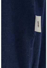 Liu Jo sweter bawełniany męski kolor granatowy lekki. Okazja: na co dzień. Kolor: niebieski. Materiał: bawełna. Długość rękawa: długi rękaw. Długość: długie. Styl: casual