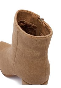 DeeZee Botki 5628-1 Beżowy. Kolor: beżowy. Materiał: syntetyk, materiał