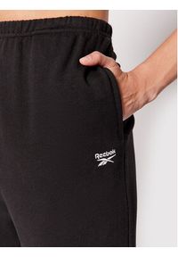 Reebok Spodnie dresowe Frotte Reebok Classics H49235 Czarny Slim Fit. Kolor: czarny. Materiał: bawełna #3