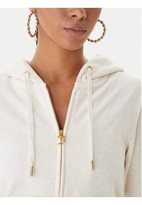 Juicy Couture Bluza Robertson JCAP176G Beżowy Slim Fit. Kolor: beżowy. Materiał: bawełna #5