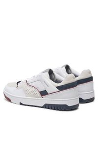 TOMMY HILFIGER - Tommy Hilfiger Sneakersy Th Basket Modern Street Lth FM0FM05211 Biały. Kolor: biały. Materiał: skóra