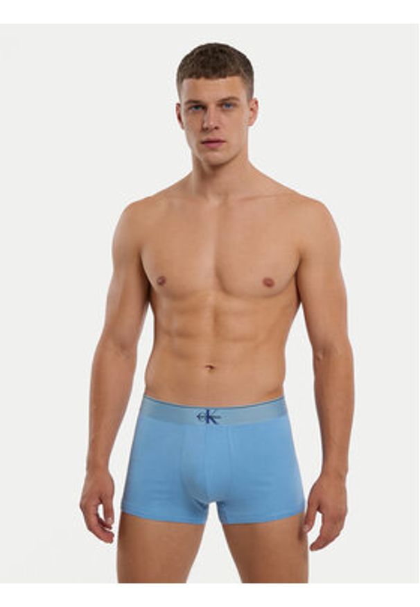 Calvin Klein Underwear Komplet bokserek LV00NB4472 Niebieski. Kolor: niebieski. Materiał: bawełna