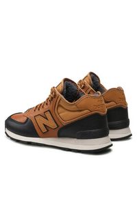 New Balance Sneakersy MH574XB1 Brązowy. Kolor: brązowy. Materiał: skóra. Model: New Balance 574 #4