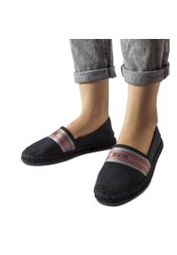 Big-Star - Czarne espadryle Big Star LL274894. Kolor: czarny #2