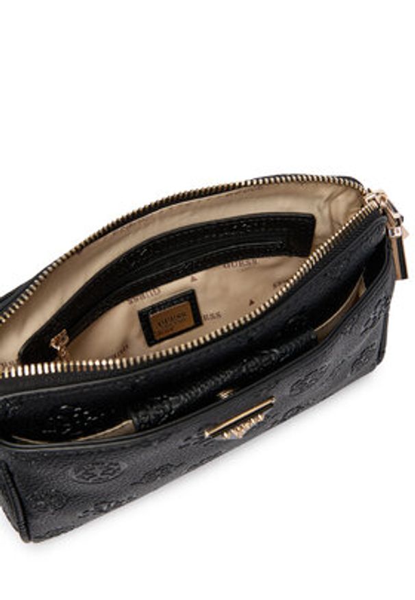 Guess Torebka Cresidia II Mini HWPD98 88720 Czarny. Kolor: czarny. Materiał: skórzane
