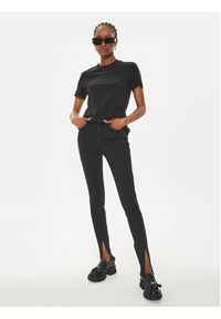 Calvin Klein Jeans T-Shirt Satin Applique J20J223925 Czarny Regular Fit. Kolor: czarny. Materiał: bawełna #4