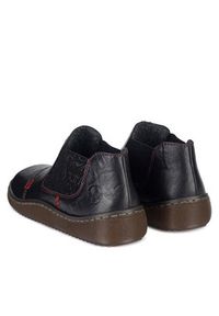 Rieker Sztyblety L8491-00 Czarny. Kolor: czarny. Materiał: skóra #4