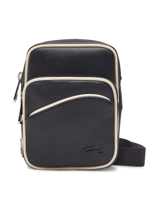 Lacoste Saszetka NH4563GY Czarny. Kolor: czarny. Materiał: skóra