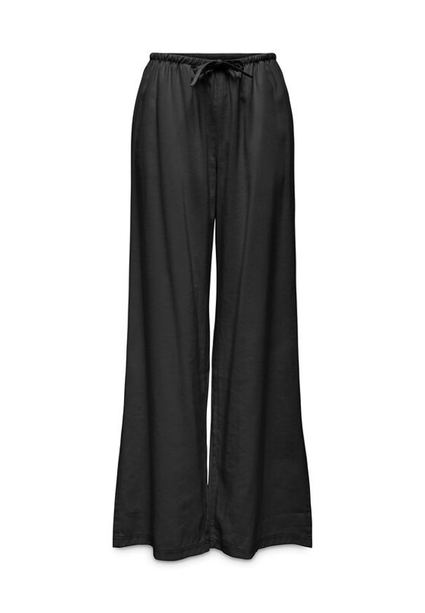 only - ONLY Spodnie materiałowe Laris 15364313 Czarny Relaxed Fit. Kolor: czarny. Materiał: wiskoza