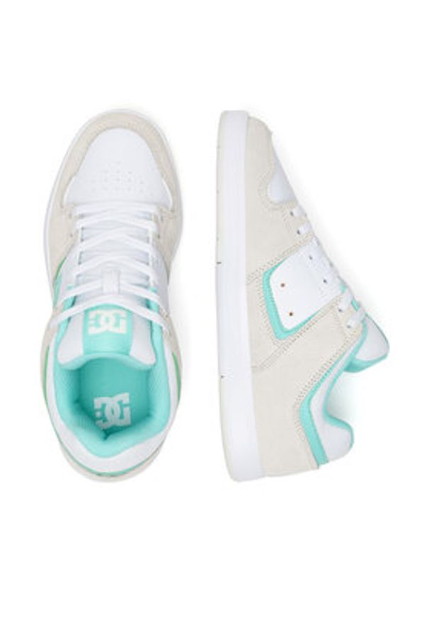 DC Shoes Sneakersy DC SHOE CURE DC01682270 Biały. Kolor: biały. Materiał: skóra, zamsz