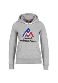 PEAK MOUNTAIN - Damska bluza molleteon Peak Mountain Adriver. Kolor: szary. Sezon: zima. Sport: narciarstwo #1