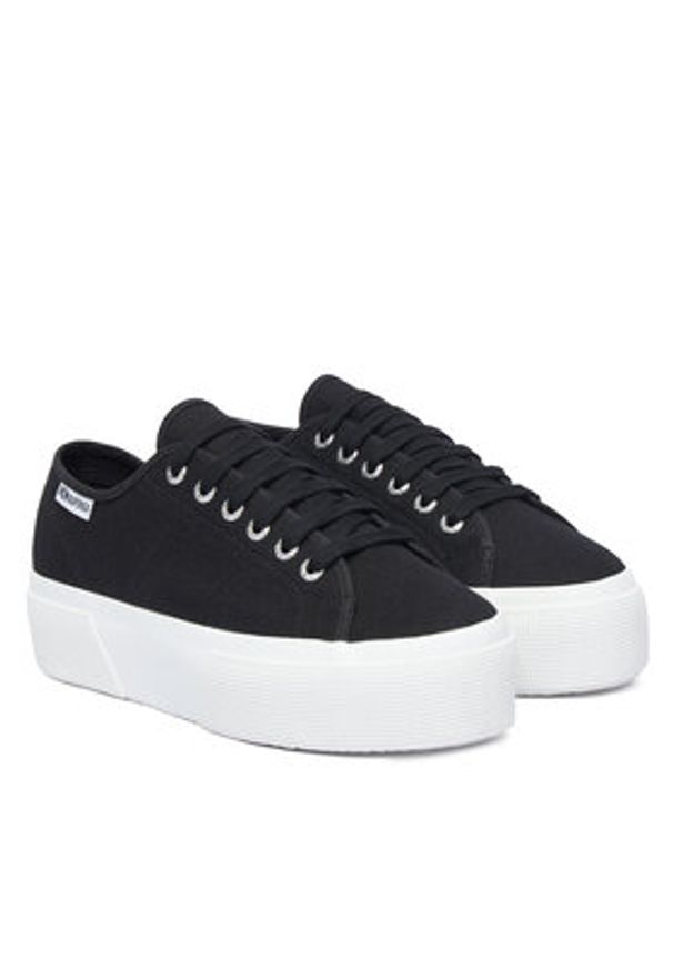 Superga Tenisówki 3790 Platform S3134MW Biały. Kolor: biały. Materiał: materiał. Obcas: na platformie