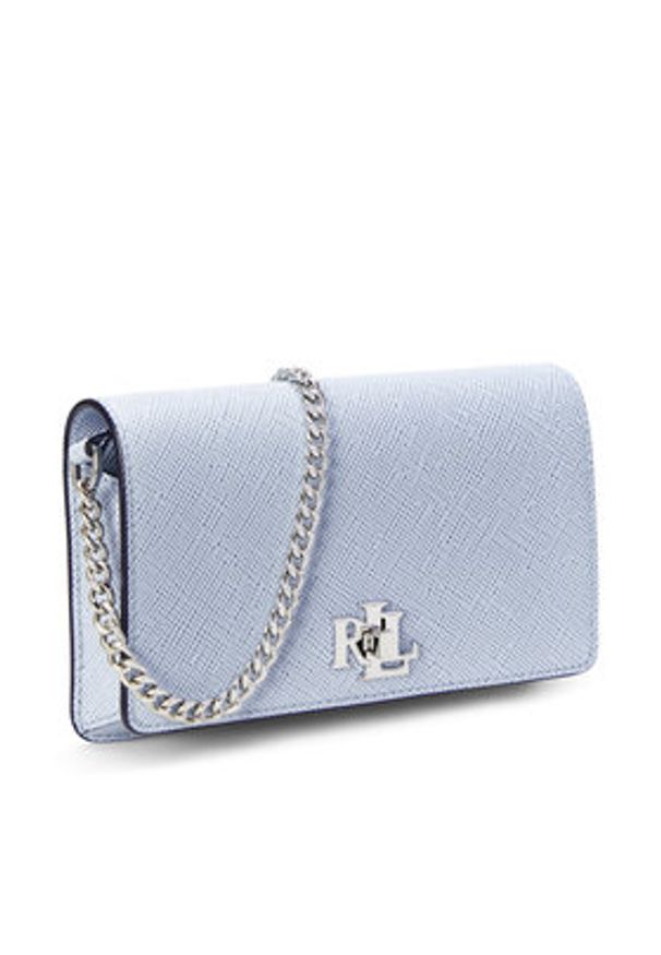 Lauren Ralph Lauren - LAUREN RALPH LAUREN Torebka 432966784003 Błękitny. Kolor: niebieski. Materiał: skórzane