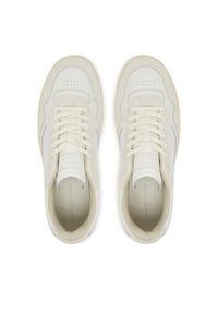 TOMMY HILFIGER - Tommy Hilfiger Sneakersy Th Basket Better Mix FM0FM05520 Écru. Materiał: skóra #6