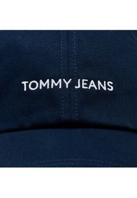 Tommy Jeans Czapka z daszkiem Linear Logo AW0AW15845 Granatowy. Kolor: niebieski. Materiał: bawełna