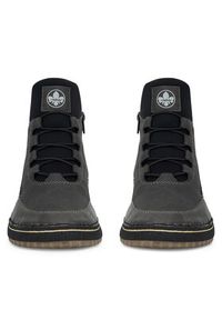 Rieker Trzewiki 50953-45 Szary. Kolor: szary. Materiał: skóra #5