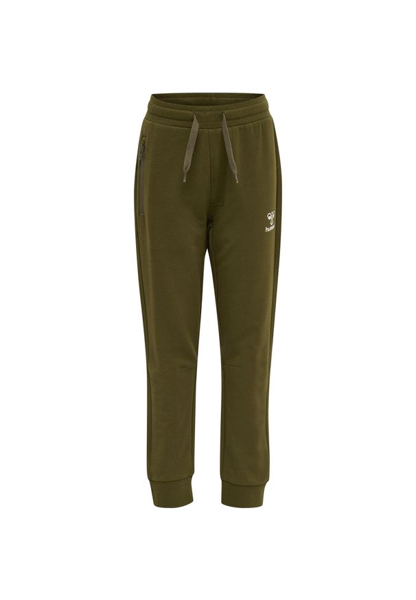 Spodnie dresowe dla dzieci Hummel ON. Kolor: zielony. Materiał: dresówka. Sport: joga i pilates, bieganie