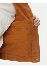 Serge Pariente Kurtka skórzana Jeans Brązowy Regular Fit. Kolor: brązowy. Materiał: skóra