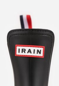 Renee - Czarne Kalosze Sztyblety na Podeszwie z Bieżnikiem Jovalia. Okazja: na co dzień. Kolor: czarny. Materiał: jeans. Styl: casual #5