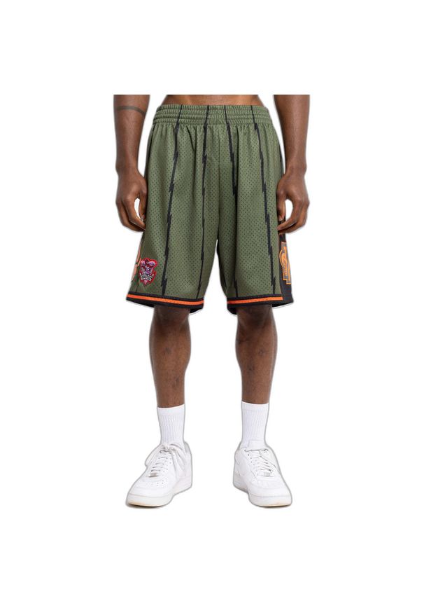 Mitchell & Ness - Krótka Toronto Raptors 1998/99. Kolor: zielony. Długość: krótkie. Sport: koszykówka