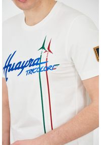 Aeronautica Militare - AERONAUTICA MILITARE Biały męski t-shirt Short Sleeve, Rozmiar M. Kolor: biały #7