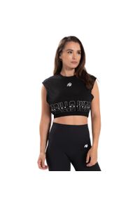 GORILLA WEAR - Albion Duże rozmiary Crop Top - Czarny. Kolor: czarny. Sport: fitness