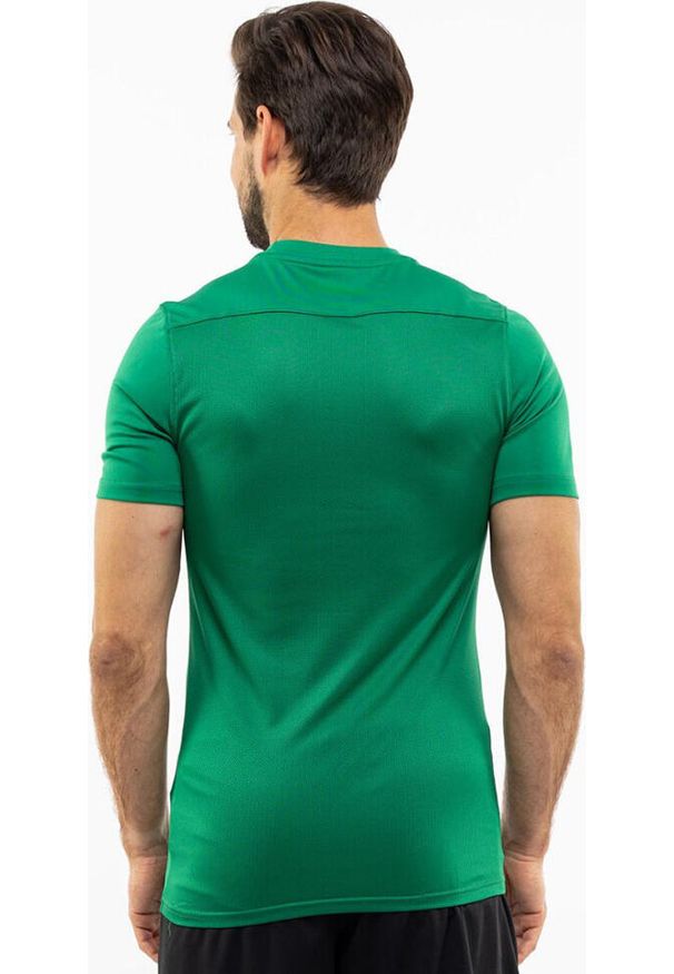 Koszulka sportowa męska Nike Dry Park VII JSY SS. Kolor: zielony. Materiał: poliester. Technologia: Dri-Fit (Nike). Sport: piłka nożna