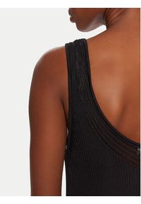 Calvin Klein Jeans Sukienka dzianinowa LV047C304G Czarny Slim Fit. Kolor: czarny. Materiał: wiskoza #4