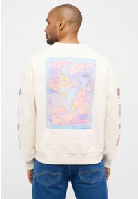 Mustang - MĘSKA BLUZA MUSTANG NADRUK Auburn Whisper White 1014792 2013. Wzór: nadruk #3