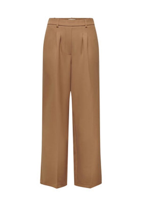 JDY Spodnie materiałowe 15310534 Brązowy Straight Fit. Kolor: brązowy. Materiał: syntetyk