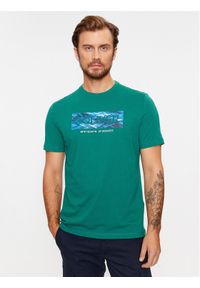 s.Oliver T-Shirt 2135685 Zielony Regular Fit. Kolor: zielony. Materiał: bawełna #1