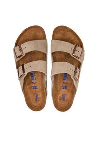 Birkenstock Klapki Arizona Bs 0951301 Szary. Kolor: szary. Materiał: skóra, zamsz #6