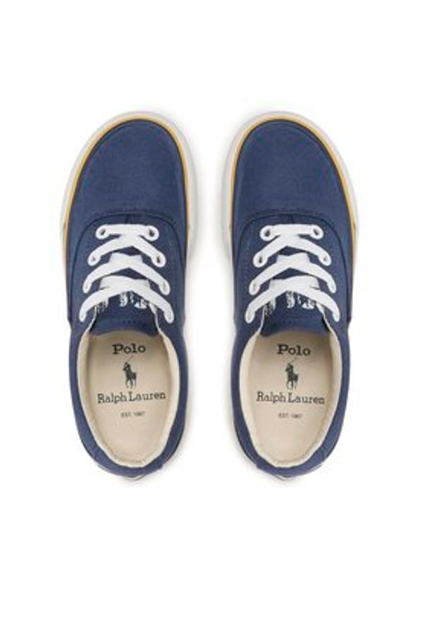 Polo Ralph Lauren Tenisówki Keatn 804888513002 Niebieski. Kolor: niebieski. Materiał: materiał